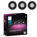 Philips HUE  8720169320895 LED Set von Spotleuchten Xamento  | 3x4,2W GU10 | 3x350lm | 2000-6500K+RGBK