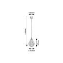 Rabalux 98072245 Pendelleuchte Norah E14