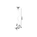 Rabalux 98072278 LED Pendelleuchte Alaric | 3W integrierte LED-Quelle | 250lm | 3000K