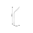 Rabalux 98074238 LED Tischlampe Tafi | 2W integrierte LED-Quelle | 165lm | 4000K