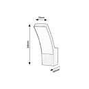 Rabalux 7504 LED Außenwandleuchte Palanga 1x12W | 800lm | 3000 K | IP44 - Anthrazit