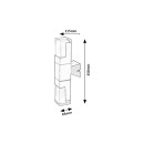 Rabalux 98077127 LED Außenwandleuchte Darvas | 12W integrierte LED-Quelle | 830lm | 2700+4000K
