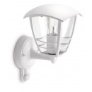 Philips 15388/31/16 Außenwandleuchte mit Bewegungssensor Creek 1x60W | E27 | IP44