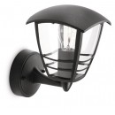 Philips 15380/30/16 Außenwandleuchte 1x60W Creek | E27 | IP44