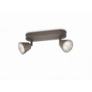 Philips LED Spotleuchte Idyllic 220-240 2 * 3W, grau