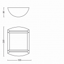 Philips 17320/30/P3 LED Außenwandleuchte Atelope 1x6W| 4000K | IP44