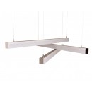LEDKO 70021 LED Hängeleuchte Deckenleuchte 3DLine 1x11W | 4000K - weiß
