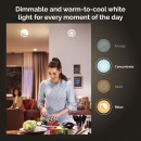 Philips Hue 8720169319394 LED Spot-Deckenleuchte Fugato | 4x4,2W GU10 | 2000-6500+RGBK