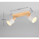 Trio T862700276 Spot-Deckenleuchte SHANTI E14