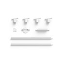 Philips Hue 8719514407787 LED-Deckenleuchte Perifo - Set 1x20,8W | 4x490lm | 2000-6500K+RGB - Weiß und Farbambiente, weiß