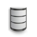 Philips 8719514417595 LED Außen Wandleuchte Python 1x6w | 450lm | 2700k | IP44 - Anthrazit