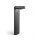 Philips 8719514476936 LED-Solar Gartenpfosten mit Bewegungssensor Tyla 1x1,2W | 255lm | 3000 K | IP44 - Anthrazit