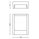 Philips 8719514490222 Außenwandleuchte Arbor 1x3,8W | 800lm | 3000 K | IP44 - schwarz