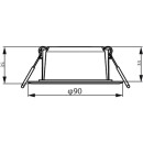 Philips 8720169173644 LED Einbauleuchte Meson | 5,5W integrierte LED-Quelle | 550/380 lm | 6500K