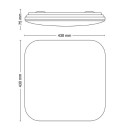 Philips 8720169195479 LED Deckenleuchte Mauwe | 12W integrierte LED-Quelle | 1300 lm | 4000K