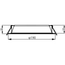 Philips 8720169231009 LED Einbauleuchte Meson | 20W integrierte LED-Quelle | 2200/1500 lm | 6500K