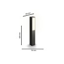 Philips 8720169257351 LED Wegeleuchte Stratosphere | 3,8W integrierte LED-Quelle | 800lm | 2700K