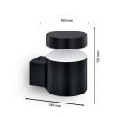 Philips 8720169266612 LED Außenwandleuchte Laven | 6W integrierte LED-Quelle | 750lm | 4000K