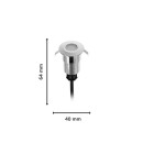 Philips 8720169269279 LED Niedervolt-Außenleuchte Spore | 1W integrierte LED-Quelle | 2700K