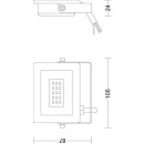 Philips 8720169365025 LED Strahler Lois | 10W integrierte LED-Quelle | 950lm | 3000K