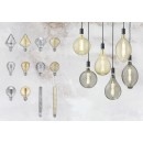 TRIO 901-454 LED Design Lampe Kristall 1x4W | E27 | 140L | 3000K - rauchglas