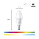 Philips 8720169075672 LED Lampen-Set | 4,9W E14 | 470 lm | 2200-6500+RGBK