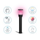 Philips 8720169071858 LED Zubehör Elpas Bollard | 3,6W integrierte LED-Quelle | 320 lm | 2700-5000K