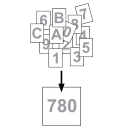 EGLO 93369 Pardee 1 LED Außenwandleuchten mit Hausnummer 1x2,5W (190lm)