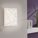 Eglo 93765 Sorrento 16W LED Deckenleuchte, Kristall