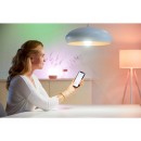 WiZ Portable 8719514551718 LED Tischleuchte Hero 1x9w | 620lm | 2200-6500K - RGB, dimmbar, Bluetooth, weiß