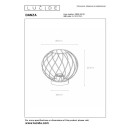 Lucide L215282530 Tischlampe DANZA  E27