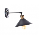 LEDKO 00356 Wandleuchte 1x40W | E27 - schwarz