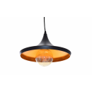 LEDKO 00341 Pendelleuchte 1x40W | E27 - schwarz