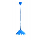LEDKO 00395 Pendelleuchte 1x40W | E27 - blau