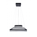 LEDKO 00286 LED Hängeleuchte Deckenleuchte Ondaren Quadro 55W | 3000K - schwarz