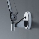 LED Artemide Tolomeo braccio Wandlampe 11W, Aluminium poliert