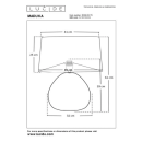 Lucide L105508173 Tischlampe MADUKA E27