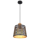 Globo 15451H Deckenleuchte Ablona 1x60W | E27 - Schwarz, Gold, Natur
