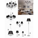Ideal Lux 020617 Accademy Wandleuchte 2x40W | E14 - schwarz