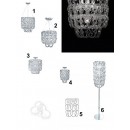 Ideal Lux 020389 Pendelleuchte 1x60W Alba | E27