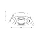 Zuma Line 003064-024585 Einbauleuchte CHUCK GU10