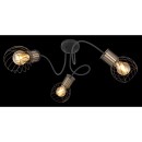 Globo 54013-3 Deckenleuchte Argusto 3x40W | E27 - schwarz