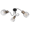 Globo 54013-3 Deckenleuchte Argusto 3x40W | E27 - schwarz