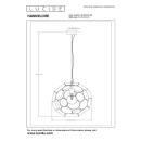 Lucide L104234030 Pendelleuchte HANNELORE E27