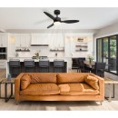 Globo BLACKWELL 03608 LED Ventilator mit Licht | 20W LED | 800lm