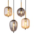 Globo 15345-8A Pendelleuchte BLACKY  E14