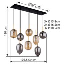 Globo 15345-8A Pendelleuchte BLACKY  E14
