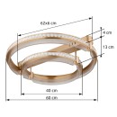 Globo 67196-78 LED Deckenleuchte BLONDIE | 78W integrierte LED-Quelle | 4134lm | 2700-6500K