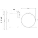 Globo BRIGGS 67186-36 LED Pendelleuchte | 36W LED | 800lm