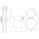 Globo BRIGGS 67186-50 LED Pendelleuchte | 50W LED | 1000lm